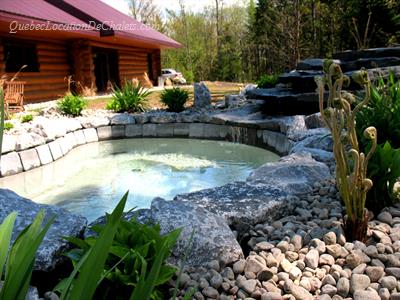 Chalet bois rond La Bernache