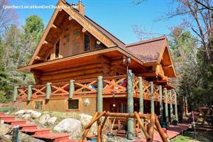 chalet � louer bord de l'eau Val-David Laurentides
