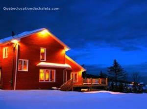 chalet � louer bord de l'eau  Charlevoix