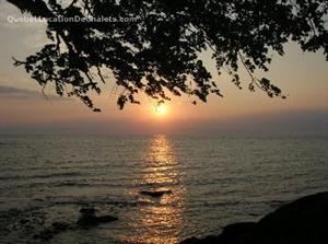chalet � louer bord de l'eau  Bas Saint-Laurent