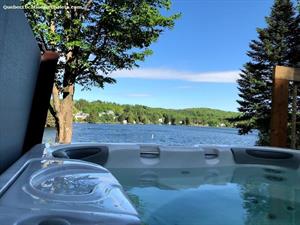 chalet � louer bord de l'eau  Laurentides