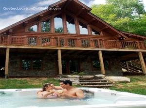 chalet � louer bord de l'eau  Laurentides