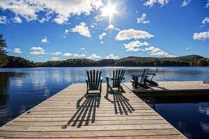 chalet � louer bord de l'eau  Mauricie