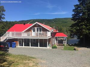 chalet � louer bord de l'eau  Lanaudi�re