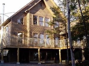 chalet � louer bord de l'eau  Mauricie
