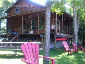 chalet � louer bord de l'eau  