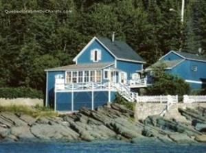 chalet � louer bord de l'eau  Bas Saint-Laurent