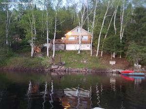 chalet � louer bord de l'eau  Lanaudi�re