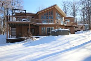 chalet avec spa, sauna ou bain tourbillon  