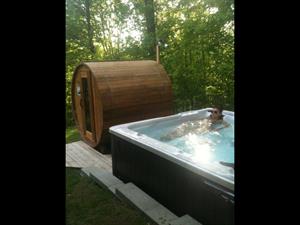 chalet � louer bord de l'eau Val-David Laurentides