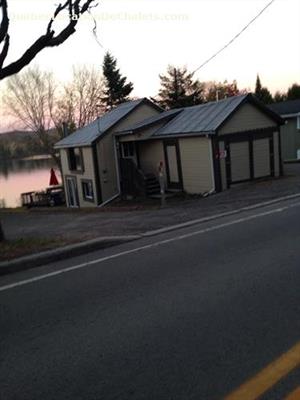 chalet � louer bord de l'eau Saint-Adolphe d'Howard Laurentides