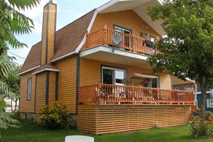 chalet � louer bord de l'eau  Gasp�sie