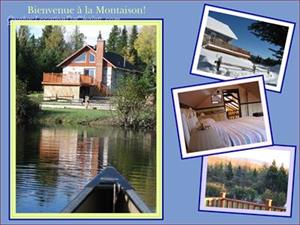 chalet � louer bord de l'eau  Estrie/Cantons-de-l'est
