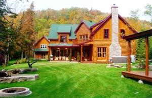 chalet � louer bord de l'eau  Laurentides