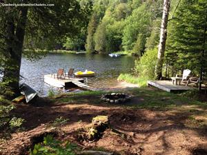 chalet � louer bord de l'eau  