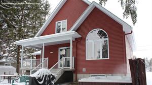 chalet � louer bord de l'eau  Estrie/Cantons-de-l'est