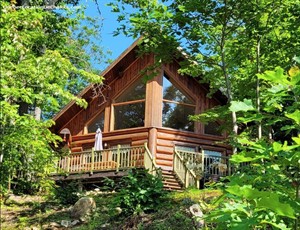 chalet � louer bord de l'eau  