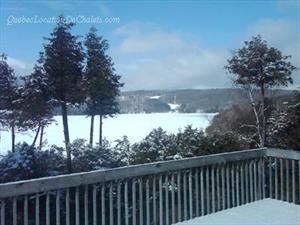 chalet � louer bord de l'eau Austin Estrie/Cantons-de-l'est