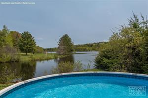 chalet � louer bord de l'eau  