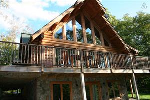 chalet � louer bord de l'eau  Laurentides
