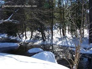 chalet � louer bord de l'eau Orford Estrie/Cantons-de-l'est