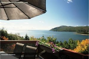chalet � louer bord de l'eau  Charlevoix