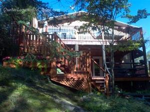 chalet � louer bord de l'eau  Mauricie