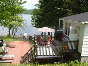 chalet � louer bord de l'eau Poh�n�gamook Bas Saint-Laurent