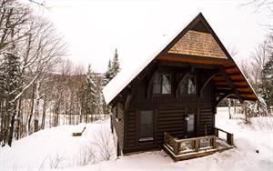 chalet avec spa, sauna ou bain tourbillon  Laurentides