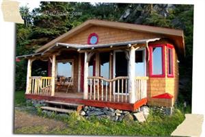 chalet � louer bord de l'eau  Gasp�sie