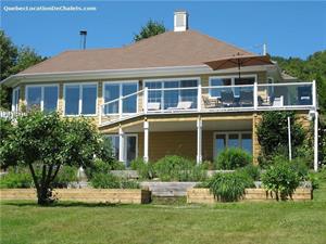 chalet � louer bord de l'eau  Charlevoix