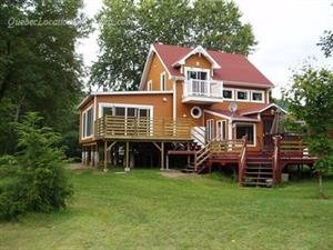 chalet � louer bord de l'eau  Lanaudi�re