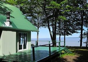 chalet � louer bord de l'eau  Qu�bec