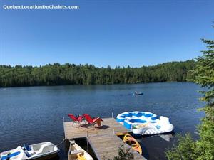 chalet � louer bord de l'eau  Lanaudi�re