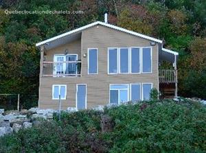 chalet � louer bord de l'eau  