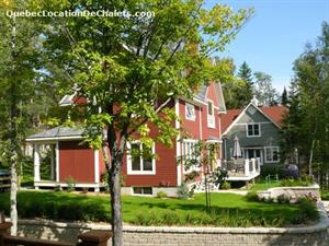 chalet � louer bord de l'eau Poh�n�gamook Bas Saint-Laurent