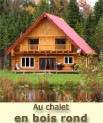 Au chalet en bois rond