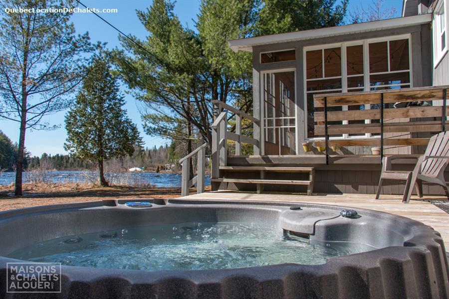Cottage Rental Quebec Lanaudiere Chertsey Le Zen Chalet Id 2840