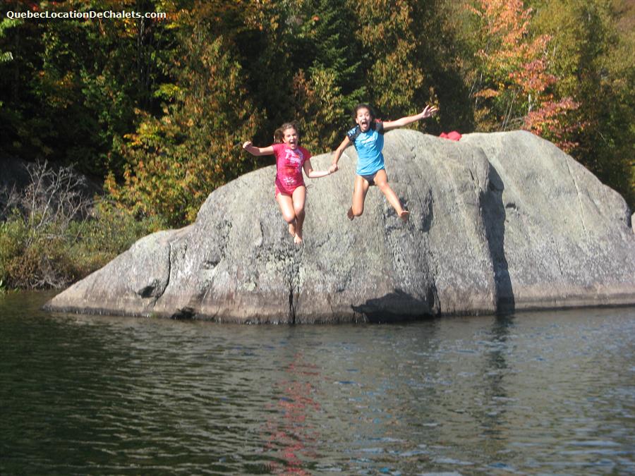 Cottage rental Québec, Laurentides, SaintAdolphe d'Howard Lake