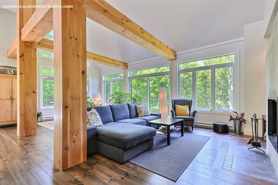 Cottage rental Québec, Laurentides, SaintAdolphe d'Howard Le chalet