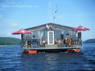 internet montreal cable Sainte ID Laurentides, à Chalet louer Véronique Chalet Flottant
