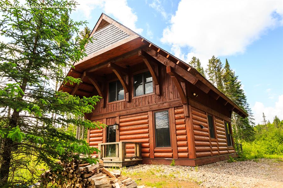 Cottage Rental Quebec Laurentides Lac Superieur Log Cabin Mont