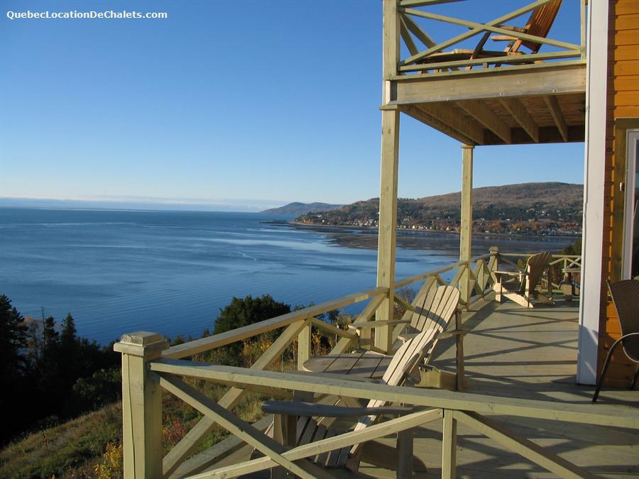 Chalet à louer Charlevoix, La Malbaie Capal'aigle CAP SUR MER DIRECTEMENT SUR LE FLEUVE ID 604