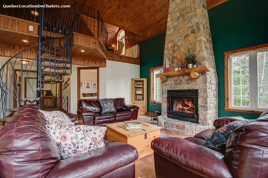 Cottage rental Québec, Laurentides, LacSupérieur THE GRAND CABIN