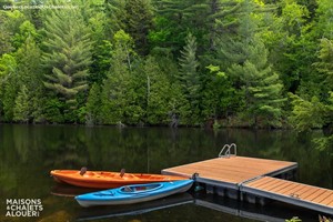 chalets avec plage privée Saint-Calixte, Lanaudière