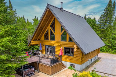chalets bord de l'eau riverains Sainte-Christine d'Auvergne, Québec