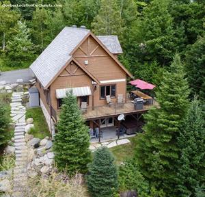 chalets à louer bord de l'eau Saint-Faustin-Lac-Carré, Laurentides