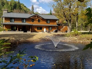 chalets avec plage privée Mandeville, Lanaudière