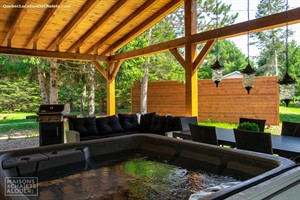 waterfront cottage rentals Mandeville, Lanaudière