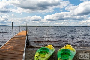chalets avec plage privée Stratford, Chaudière Appalaches